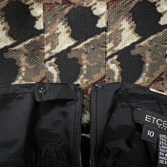 Etcetera size 10 skirt wool/silk excellent condition with gorgeous leather belt - Picture 5 of 6